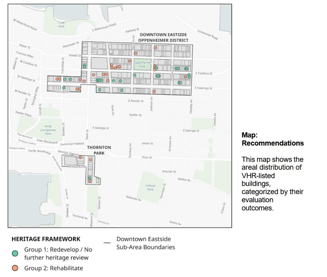 2. DTES Rezoning policy 2 The Heritage Framework