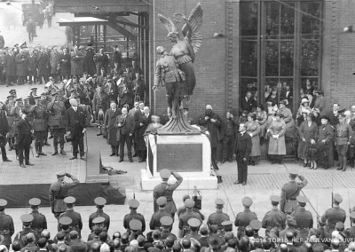 6. Historic Monuments – Angel of Victory in front of Waterfront Station