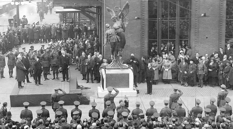 6. Historic Monuments – Angel of Victory in front of Waterfront Station