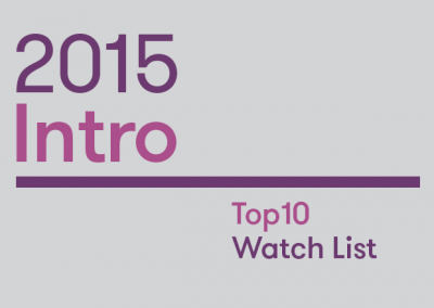 Intro: 2015 Top10 Watch List
