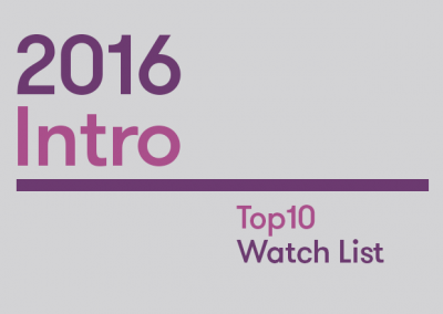 Intro: 2016 Top10 Watch List