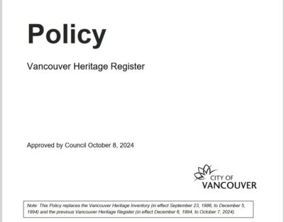 9. 2024 Heritage Register Update